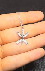 Amazigh Berber Symbol Necklace: Sterling Silver Moroccan Jewelry - Image 2