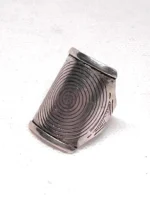 Spiral Moroccan Tuareg Silver Ring: Tribal Ethnic African Berber Sterling Boho Style Jewelry - Image 4