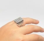 Moroccan Tuareg berber amazigh ebony silver sterling ring