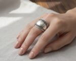 Moroccan handmade bali sterling silver ring