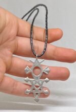 Vintage Sterling Silver Tuareg Cross Pendant: African Croix du Sud Necklace