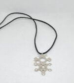Vintage Sterling Silver Tuareg Cross Pendant: African Croix du Sud Necklace