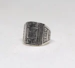 Tuareg tribal jewelry silver ring