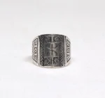 Tuareg tribal jewelry silver ring