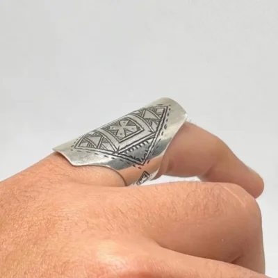 Tuareg Silver Ring – Handmade Moroccan Sterling Jewelry