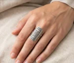Handmade Silver Ring vintage tribal jewelry