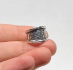Moroccan silver rings Tuareg tribal ring