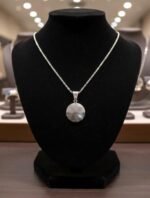 Berber spiral silver pendant-Moroccan Silver Necklace