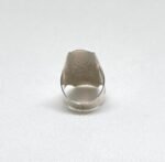 Vintage Moroccan tribal sterling silver ring close up