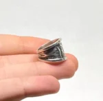 Amazigh silver ring Tuareg jewelry