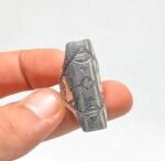 Traditional African Tuareg silver ring vintage style