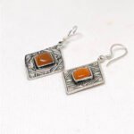 Tuareg Berber sterling silver tribal earrings