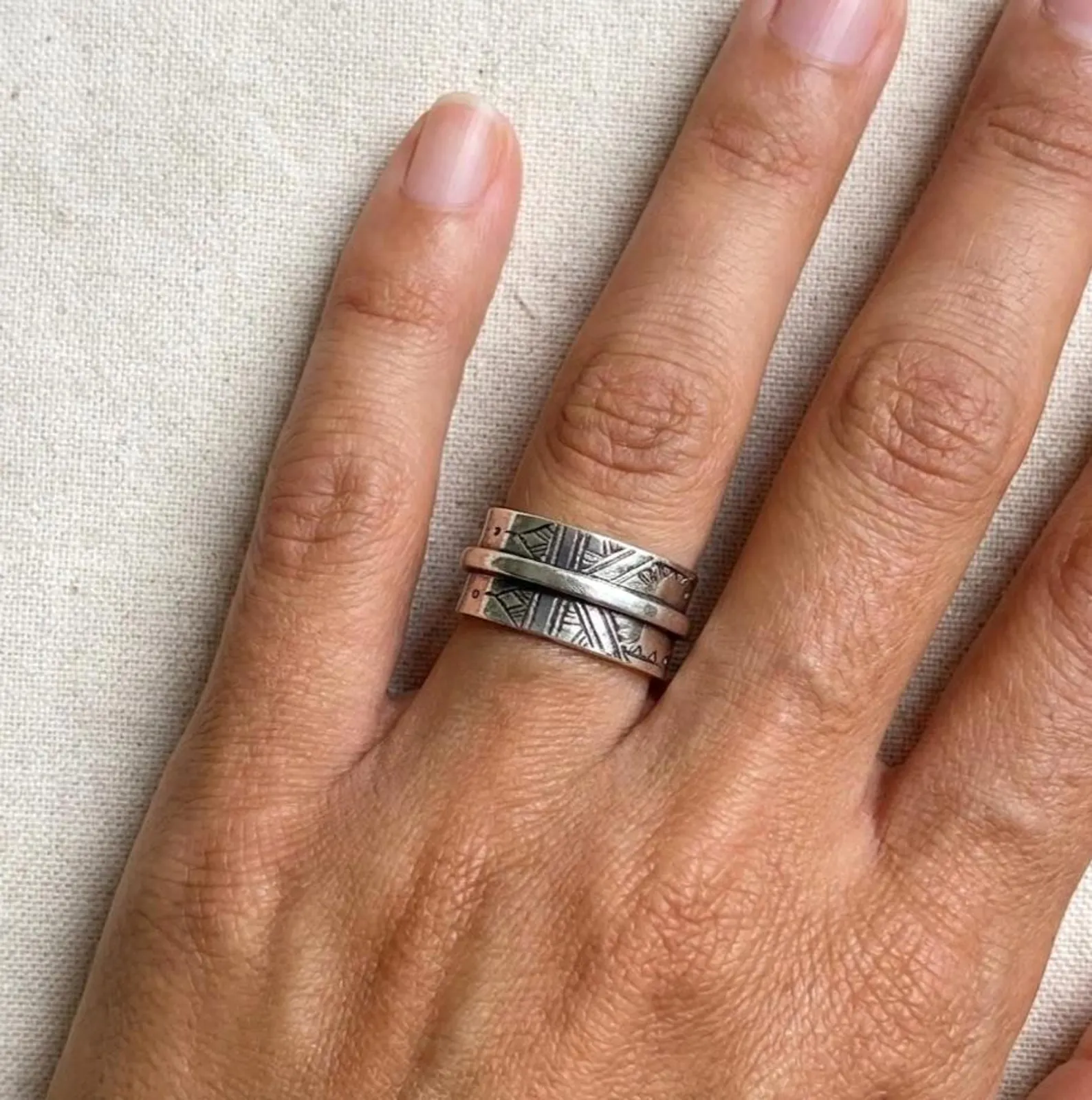 tuareg-silver-ring-–-handmade-moroccan-amazigh-sterling-silver-1 Berber ring sterling silver vintage style