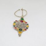 Moroccan tribal Berber silver fibula Tizerzai brooch