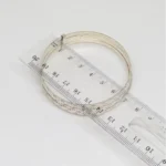 Adjustable Berber silver cuff bracelet handmade in North Africa