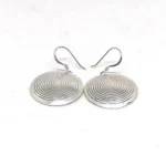 Tuareg Silver Earrings – Sterling Silver Spiral Berber Tribal Jewelry