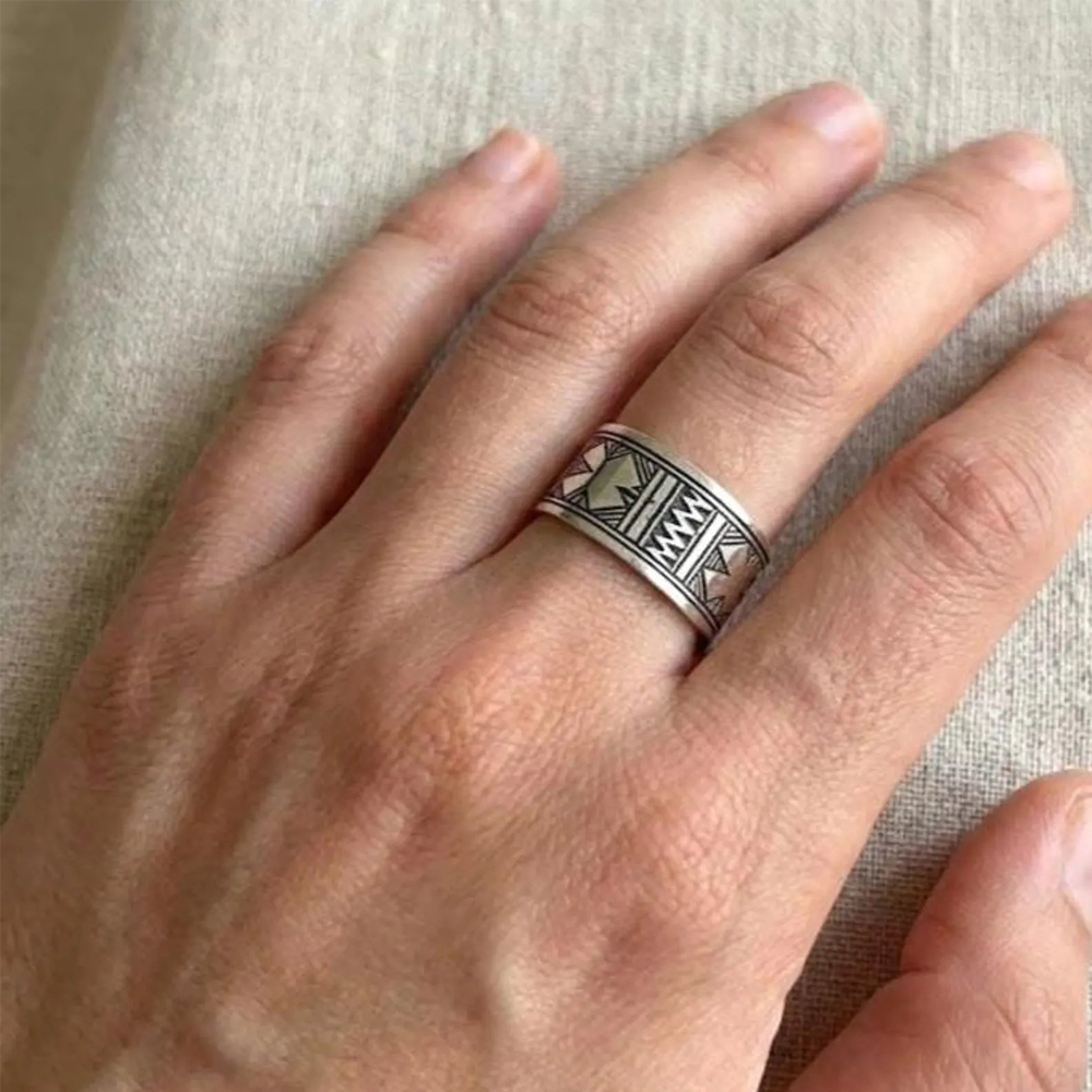 handmade-sterling-silver-tuareg-cross-ring-berber-tribal-jewellery-9 berber-tribal-cross-ring-handmade-amazigh-cross-ring