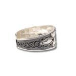 tuareg-geometric-pattern-cuff-bracelet-silver