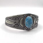 moroccan-turquoise-cuff-bracelet-silver-plated