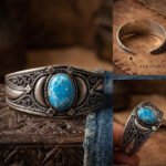 berber-tuareg-tribal-bracelet-with-turquoise-stone