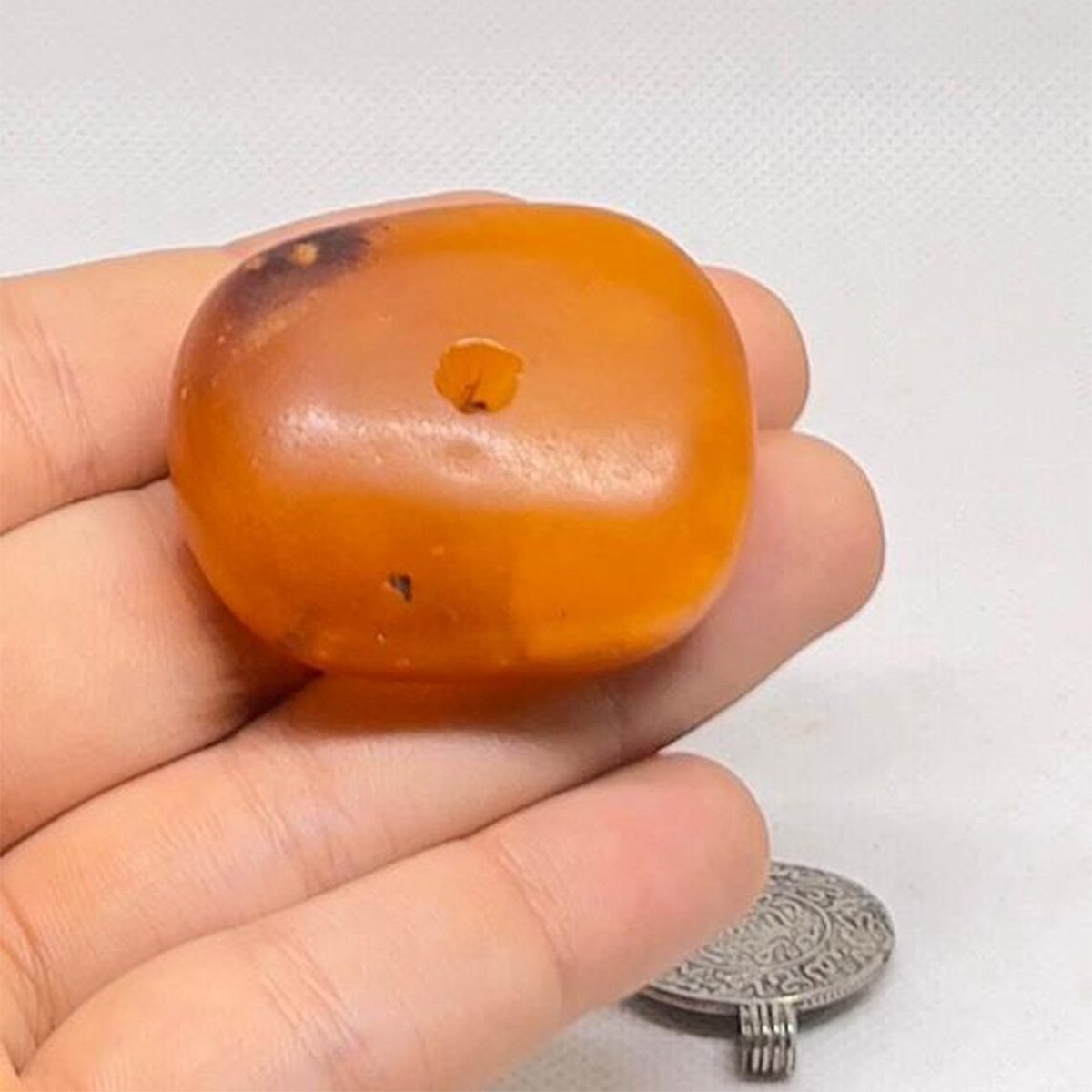 Antique Moroccan Baltic Amber Bead – Genuine Natural Honey Amber-6 antique_moroccan_baltic_amber_bead
