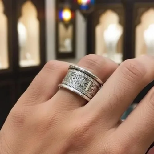 Tuareg berber moroccan sterling silver ring