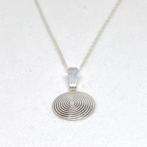 Moroccan Silver Necklace-Handmade tribal silver jewelry